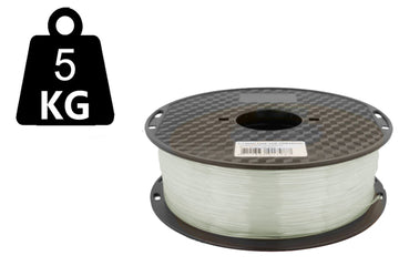 GIGANT 5kg - 3DE Basic - PLA - Genomskinlig Transparent - 1,75mm