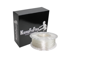KungFuFlex - Antibakteriell TPU - 98A - Silvergrå - 1,75 mm - 1 kg - LIMITID EDITION