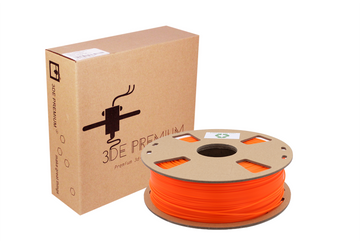 3DE Premium - PLA Fluorescerande - Säkerhetsorange - 1,75 mm - 1 kg