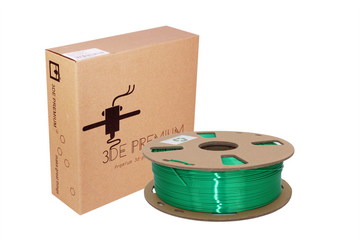 3DE Premium - PLA Silky - Grön - 1,75 mm - 1 kg