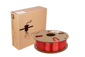 3DE Premium - PLA Silky - Röd - 1,75 mm - 1 kg