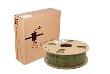 3DE Premium - PLA - Armégrön - 1,75 mm - 1 kg
