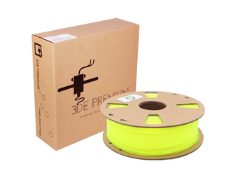3DE Premium - PLA Fluorescerande - Neon Gul - 1,75 mm - 1 kg