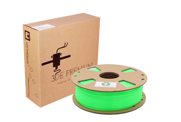 3DE Premium - PLA Fluorescerande - Kärngrön - 1,75 mm - 1 kg