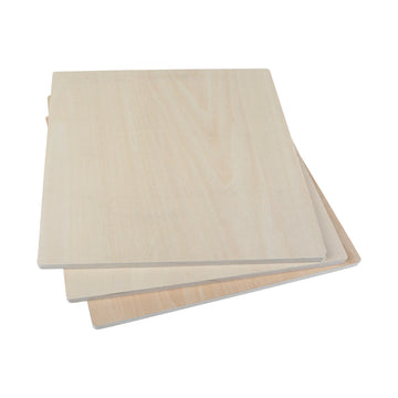 Creality 3D - Plywoodskiva av basswood 10mm - 3 st - Lasergravör