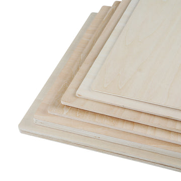 Creality 3D - Plywoodskiva av basswood 5mm - 6 st - Lasergravör