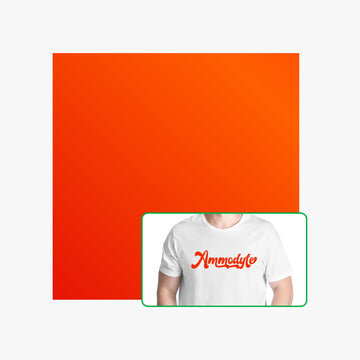 Bambu Lab - Matt värmeöverföringsvinyl - Neonorange (10 st)