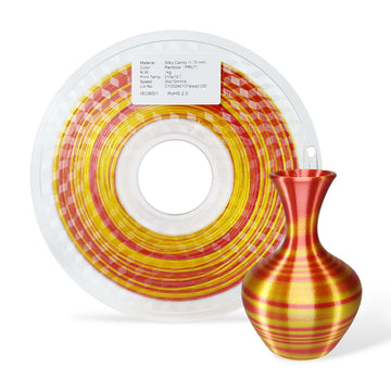 3DE Premium - PLA - Candy Rainbow - Röd, Gul, Orange - 1,75 mm - 1 kg