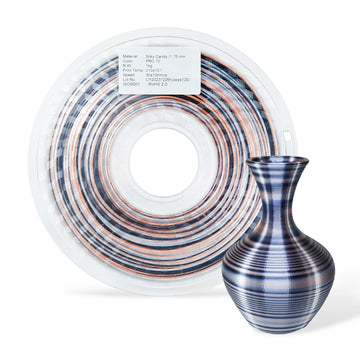 3DE Premium - PLA - Candy Rainbow - Svart, Silver, Röd Koppar V3 - 1,75 mm - 1 kg
