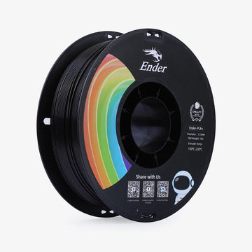Creality 3D - Ender PLA+ - Svart - 1,75 mm - 1 kg