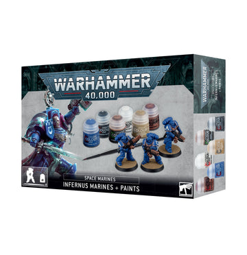 Warhammer 40k: Space Marine - Infernus Marines + Färger