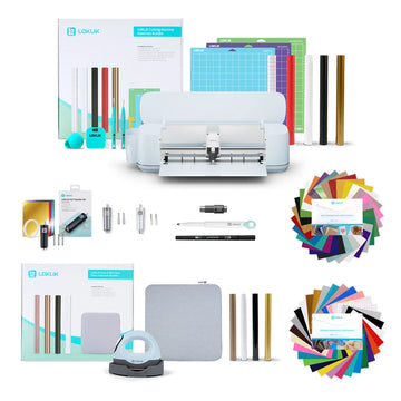 LOKLIK - Design Bundle - Bubble Blue - Skæreplotter, Heat Press m.m.
