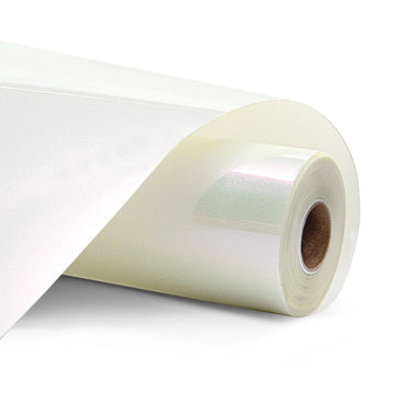 LOKLIK - Värmeöverföringsvinyl - 30,5 cm x 90 cm - Kameleontvit till röd