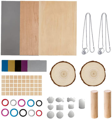 xTool - Lasermaterialpaket Ex Trä, Gummi, Metall