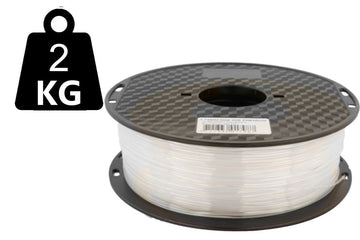2kg - Transparent - 3DE Premium PLA - 1.75mm
