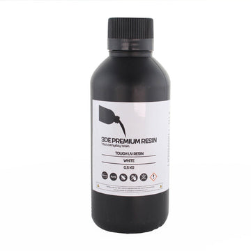 3DE Premium Resin - Tough - White - 0.5 kg
