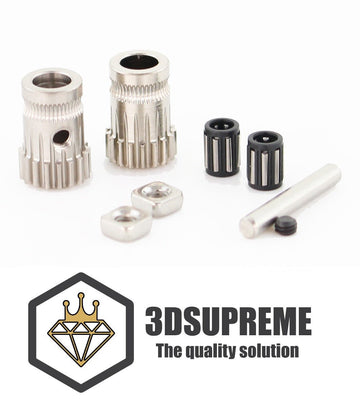 3DSUPREME - Hardened Steel Dual Drive Gear Kit