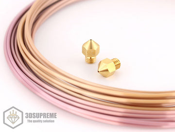 3DSUPREME - MK8 - Brass - 1.75mm (Pick a Size)