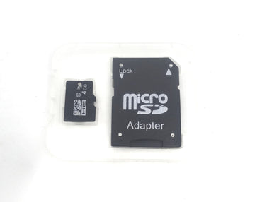 Micro SD-kort med adapter (2 GB - 4 GB)