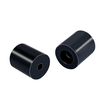 Silikonnivåpelare (16 mm innerhål 4 mm) - Svart (1 st)