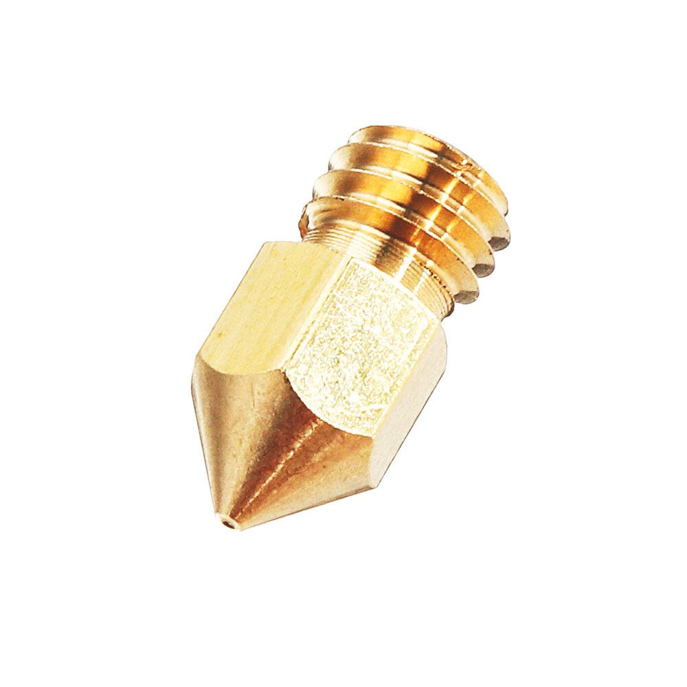 Creality 3D Brass Nozzle (Pick a Size) - Ex Creality CR10, CR10S, CR8, Ender Series