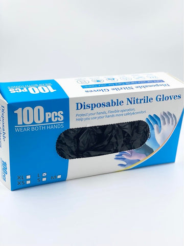 Nitrilhandskar - Puderfria handskar - L - 100 st