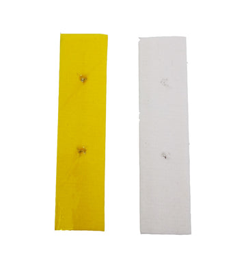 Isolerande bomull med polymidtejp med hål - 20x70mm