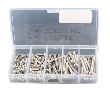 Spindelskruvsats - M3 - 80 delar