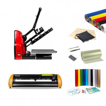 Skyltpaket - Expert II 24 skärplotter, halvautomatisk värmepresspaket