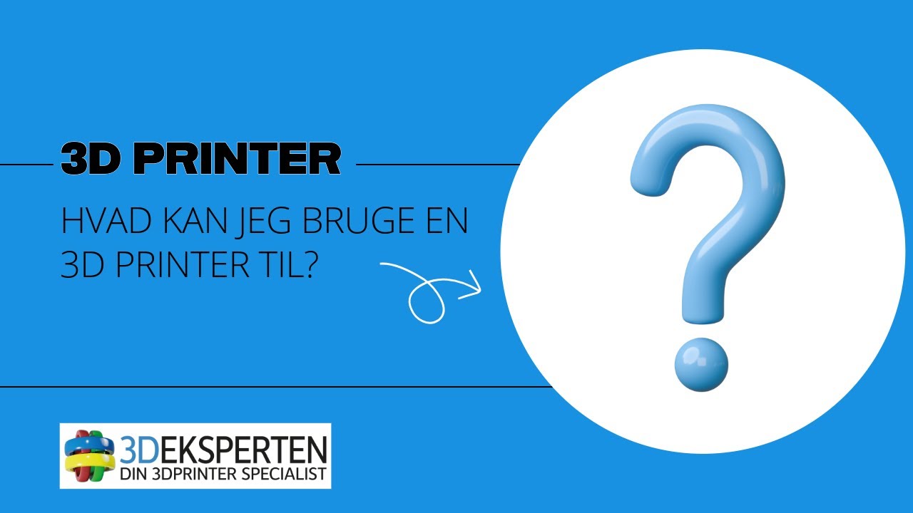 Hvad kan jeg bruge en 3D-printer til?