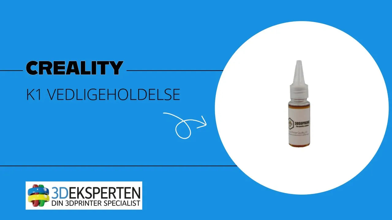 Vedligeholdelse af Creality - K1-serien