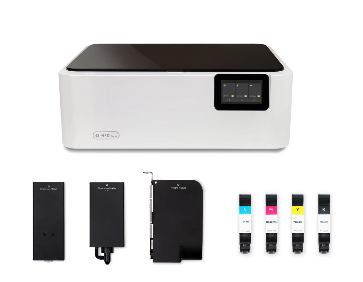FLUX - Ador 2W infraröd laser + laserutskriftspaket - 10W