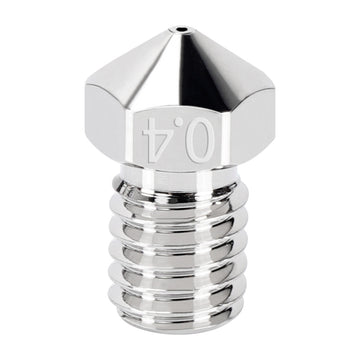 Spindel - Elektropläterad nickel - V6 kopparmunstycke - 0,4 mm