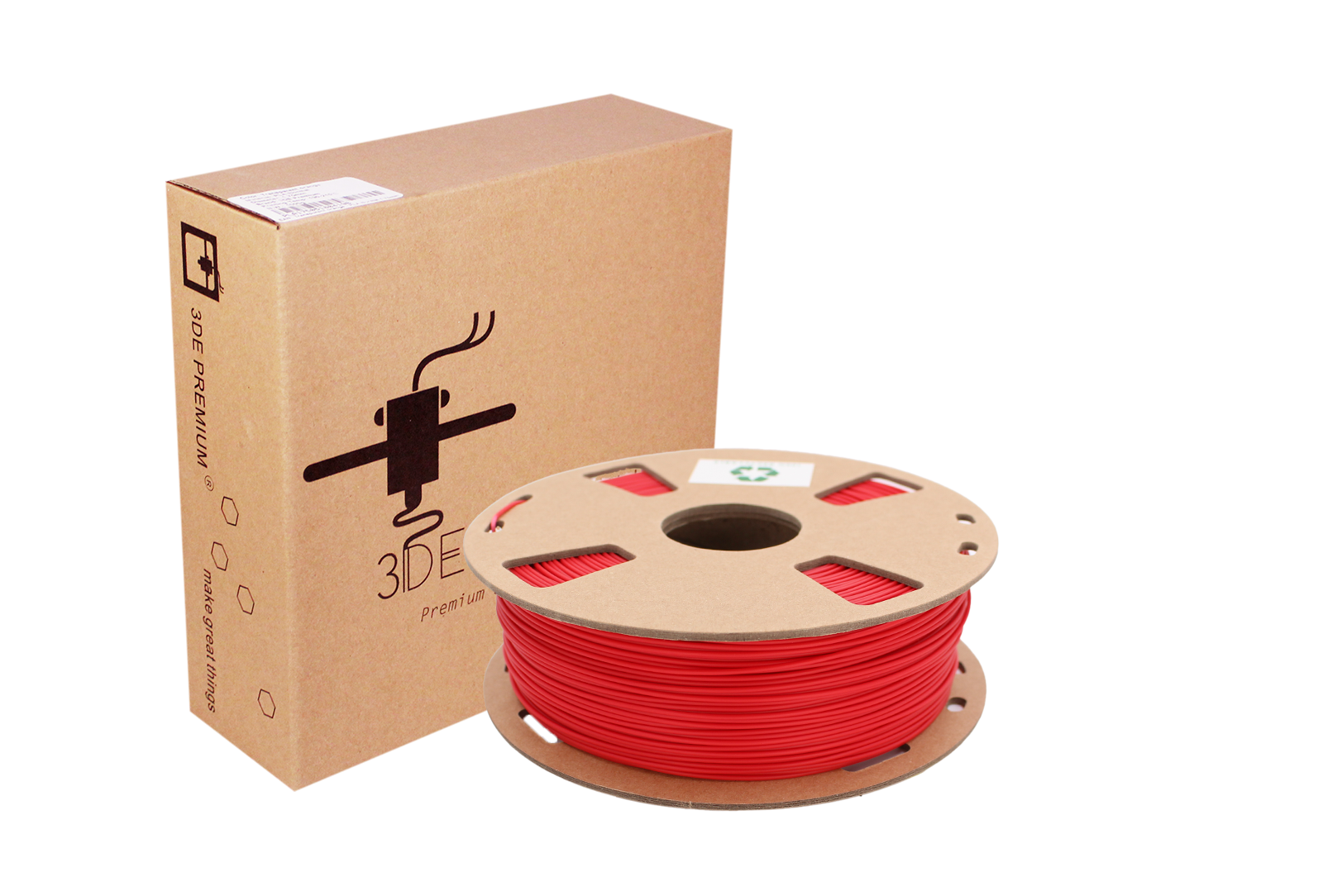 3DE MAX - PLA - Chili Röd - 1,75 mm - 1 kg