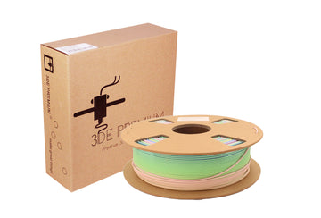 3DE Premium - PLA - Matt Regnbågsmakaroner - 1,75 mm - 1 kg