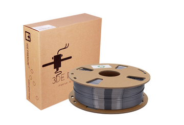 3DE Premium - PLA Silky - Järngrå - 1,75 mm - 1 kg