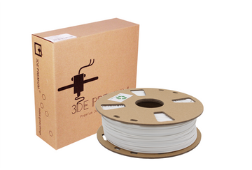 3DE Premium - PBT+ - Snövit - 1,75 mm - 1 kg