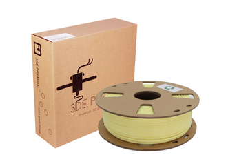 3DE Premium - PLA Pastell - Soluppgångsgula - 1,75 mm - 1 kg