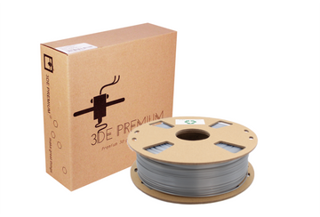 3DE Premium - PLA Transparent - Ljusgrå - 1,75 mm - 1 kg