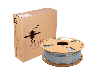 (UTGÅNG) - 3DE MAX - PLA - Silkeslen silver - 1,75 mm - 1 kg