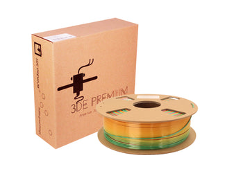 3DE Premium - PLA - Silkeslen regnbågsmakaron - 1,75 mm - 1 kg