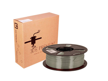 3DE Premium - PLA High Speed ​​- Silkeslen Silver - 1,75 mm - 1 kg