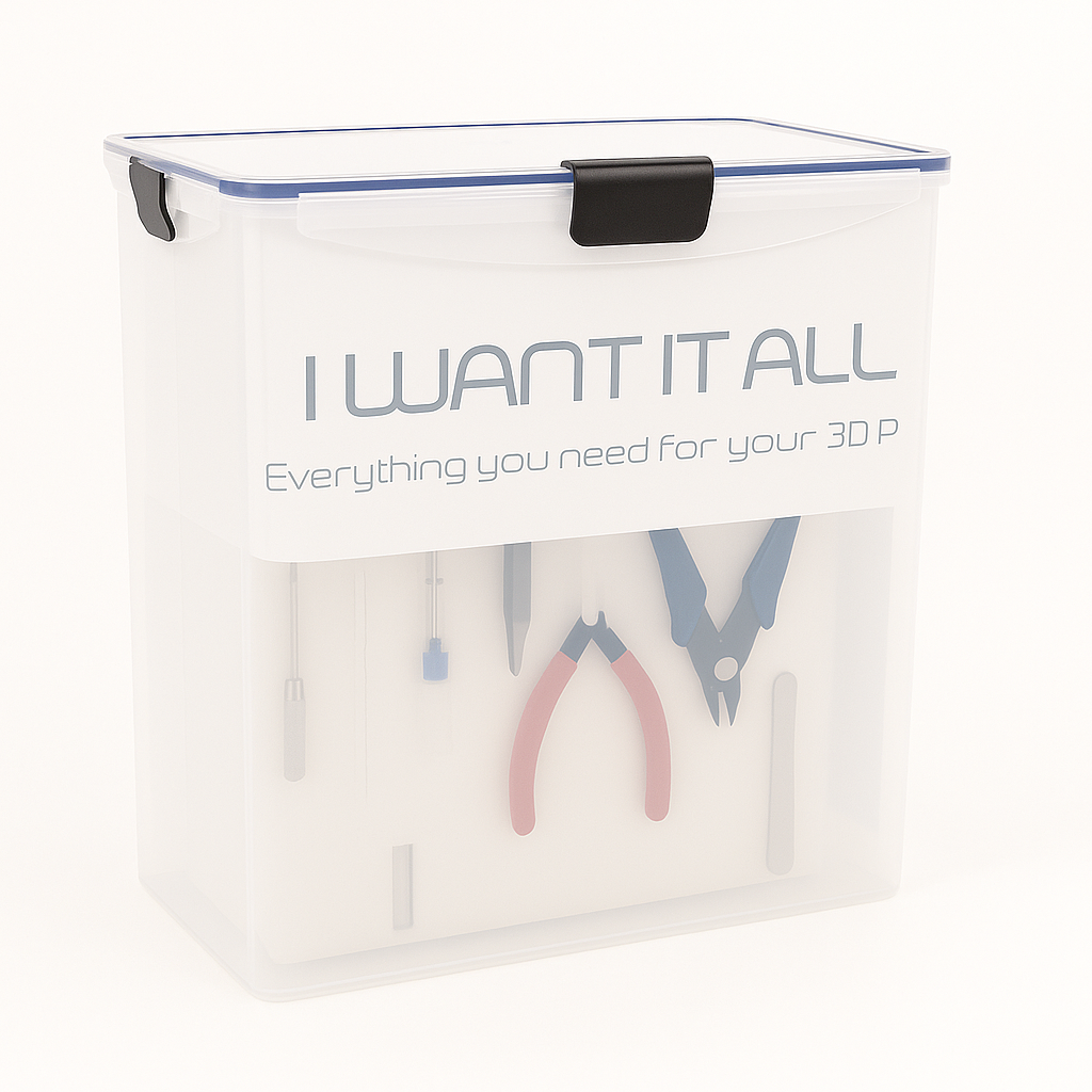 3DSUPREME - Tillbehörspaket 'I Want It All Vol. 2' för din 3D-skrivare