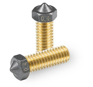 3DSUPREME - Volcano PTFE-belagd mässingsmunstycke - 1,75 mm (Välj en storlek)