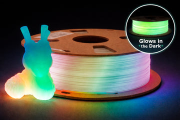 3DE Premium - PLA - Glödande regnbåge - 1,75 mm - 1 kg