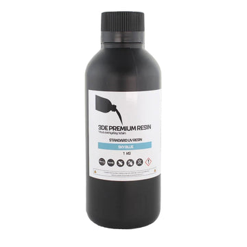 3DE Premium Resin - Standard - Himmelsblå - 1 kg