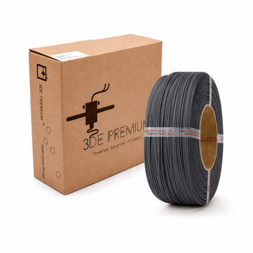 3DE Premium - PLA - Skiffergrå - 1,75 mm 1 kg - Refill