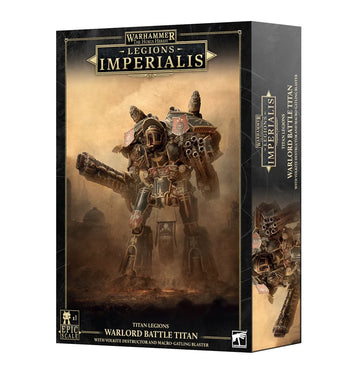 Warhammer: Legions Imperialis - Warlord Battle Titan w/ Volkite Destructor and Macro-Gatling Blaster
