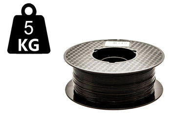 GIANT 5kg - 3DE MAX - PLA - Rensvart - 2,85 mm