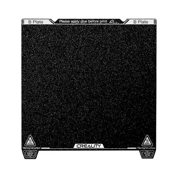 Creality 3D - PEI-byggplatta / Typ B - K1 Max - 2 delar - 315x310mm